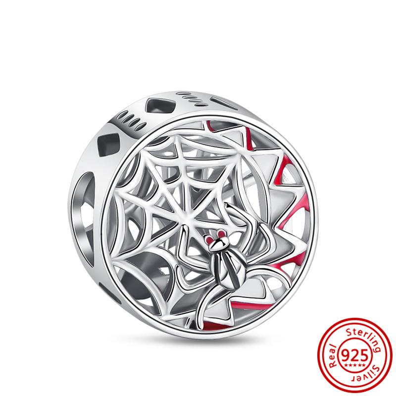 925 медь Пчела Гусеница Бабочка Стрекоза Божья коровка Четырехлистный клевер Шармы-талисманы Подходят для браслета Pantaro Изысканный циркон Подарок