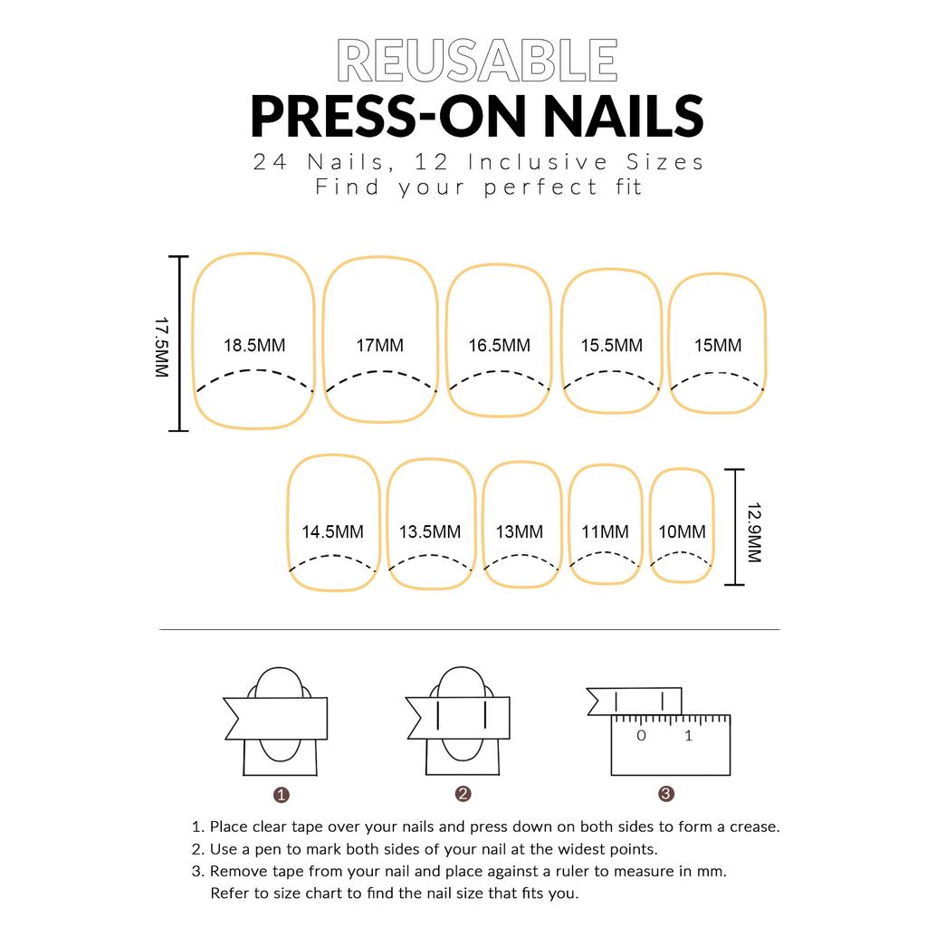 French Style Glossy Flower Nail Tips 24 Pieces Lightweight Comfortable Wear for Daily