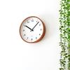 KATOMOKU фанерные часы, светло-коричневые, km-36MRC, настенные часы с плавной секундной стрелкой, диаметр 25,2 см (радиоуправляемые часы)