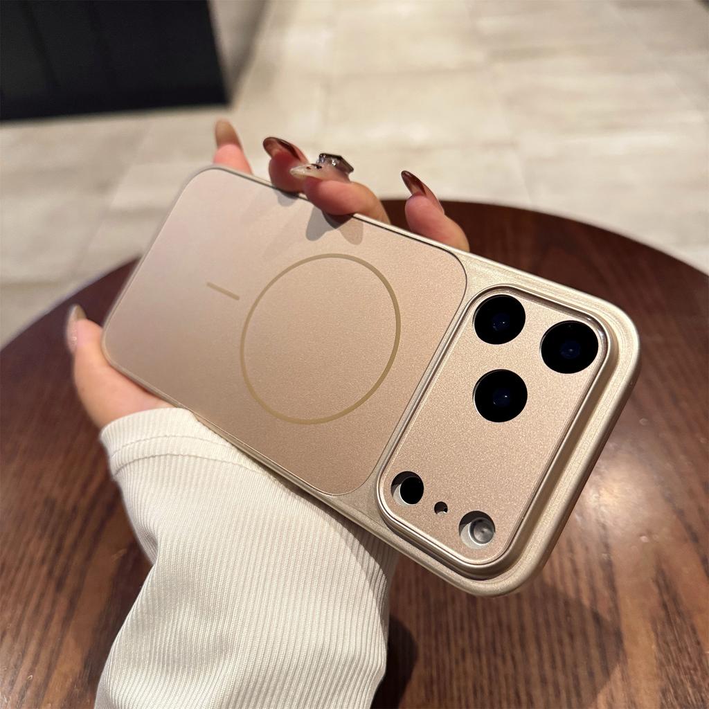 Чехол для iPhone 17 Pro Совместимый с MagSafe Защита объектива Акрил + ТПУ Матовый чехол для телефона