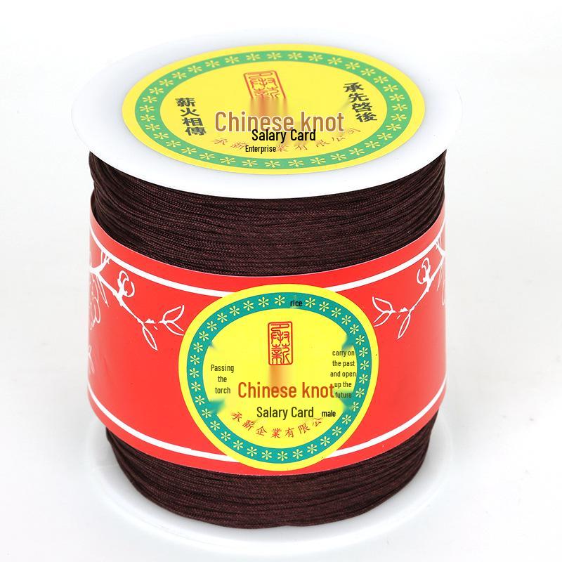 Нет. 72 Нить из нефрита Плетеный шнур Набор материалов для браслета и ожерелья DIY