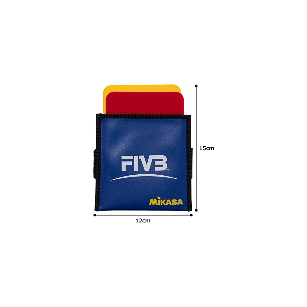 Предупредительная карточка для волейбола MIKASA (для Судей) ВК Желтый/Красный