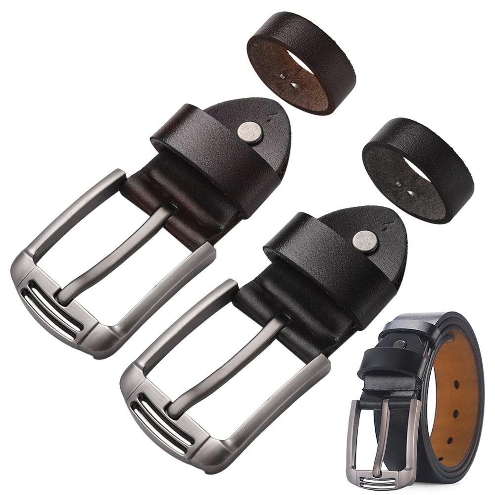 DIY Belt Replacement Buckle Alloy Men's Belt Head Business Accessories Automatic Buckle