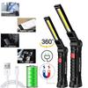 Work Light Multifunctional USB Rechargeable Magnetic COB LED Inspection Lamp Flashlight