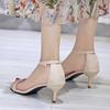 New Women High Heels Summer Sandals Shoes Brand Designer Party Pumps Shoes Dress Sexy Wedding Stilettos Femme Zapatillas