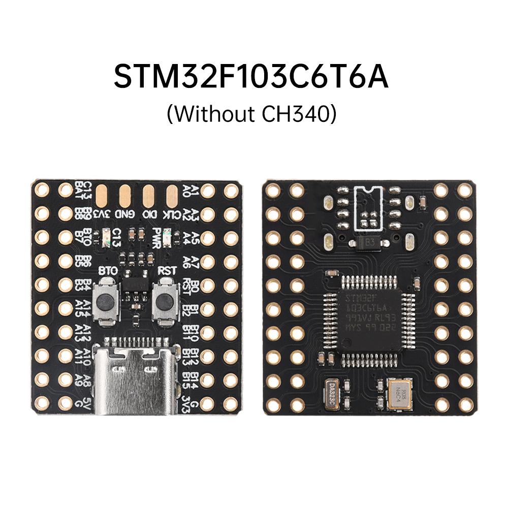 STM32F103C6T6A STM32F103C8T6 CH32V103C8T6 Mini Microcontroller Development Board ARM Architecture System Board Type-C Interface
