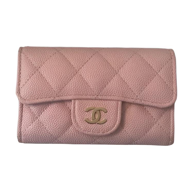 Chanel AP0214 Классический длинный кошелек-клатч Matelasse Кожа Caviar Темно-бежевый Золотая фурнитура AP0214-B10583-NAGEO