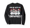 Christmas Snowman Snomies Funny Christmas Sweatshirt for and Kids Chillin' Men, Women,