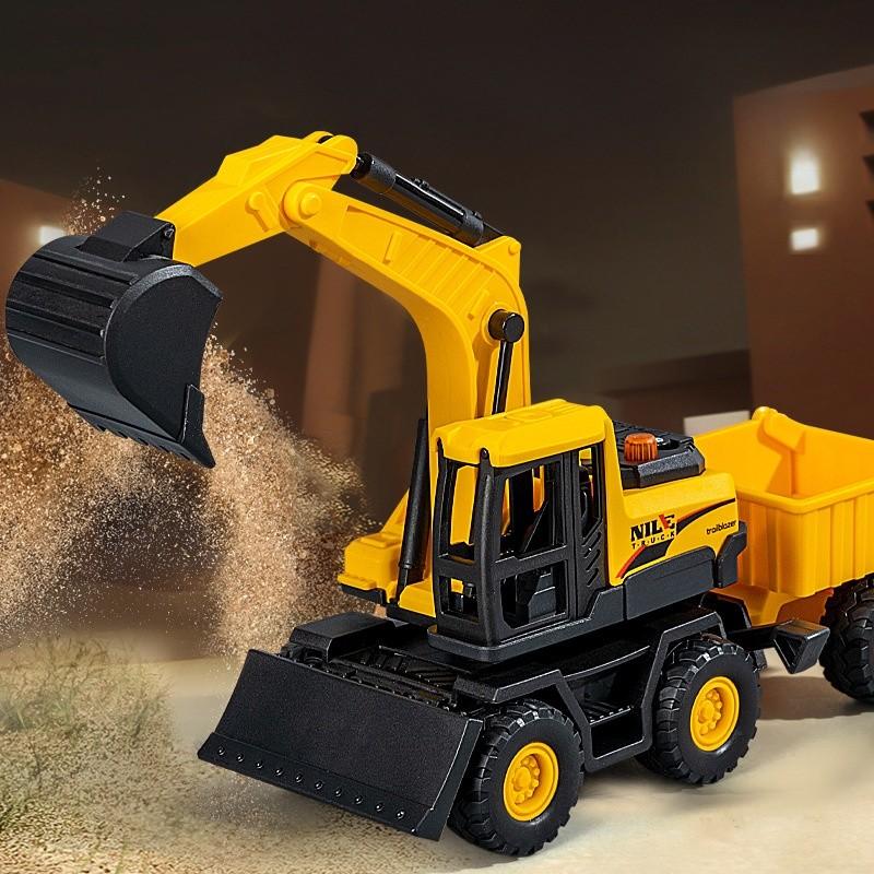 Childrens Engineering Car Toy With Movable Parts And Sound Features For Imaginative Play