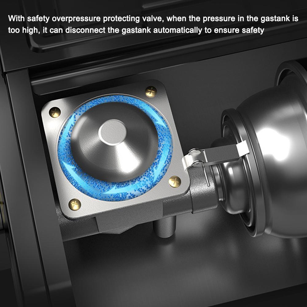 Кассетная плита Портативная газовая горелка Бутановая плита 2,9 кВт с пьезо-зажиганием для приготовления пищи на открытом воздухе