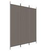 3 Piece Anthracite Room Divider 150 x 220 cm Fabric