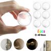 6Pcs Clear Soft Silicone Wall Protector Self-adhesive Door Handle Bumper Protective Plug Non-slip Round Doors Stop Muffler