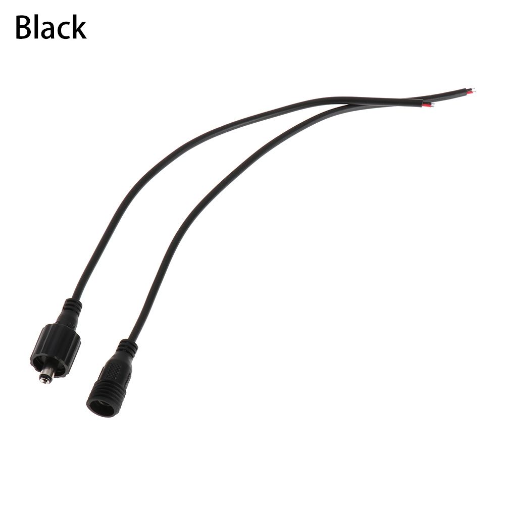 20 см светодиодная лента DC 5,5 x 2,1 мм мужской и женский разъем 2-контактный провод питания IP68 водонепроницаемый