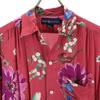 Ralph Lauren Цветочная рубашка с коротким рукавом, открытым воротником, 4 розовых, женская, б/у