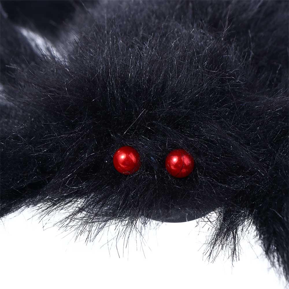 DIY Ornament Halloween Haunted House Decor Artificial Spider Horror Giant Spider Black Plush Spider