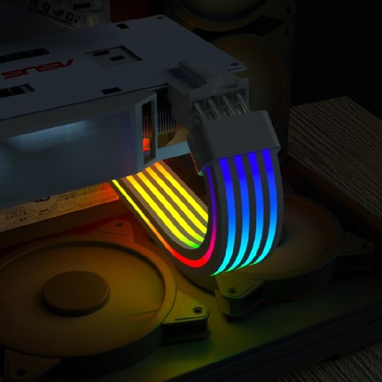 ARGB 8-контактный удлинительный кабель для материнской платы, провод, декоративная линия для блока питания корпуса ПК, компьютерная лампа, простая установка