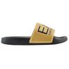 Emporio Armani EA7 Круглый носок Плоские шлепанцы Унисекс сандалии Желтый 7X000108AF15118MZ097