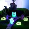 10 шт., светящийся орнамент на Хэллоуин, мини-фигурка, светящиеся в темноте миниатюры, сказочное украшение для сада, мох, террариум, микропейзаж