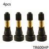 Tubeless Tire Valve Stem 45 X 18.5mm 4MPA Black + Gold High Pressure