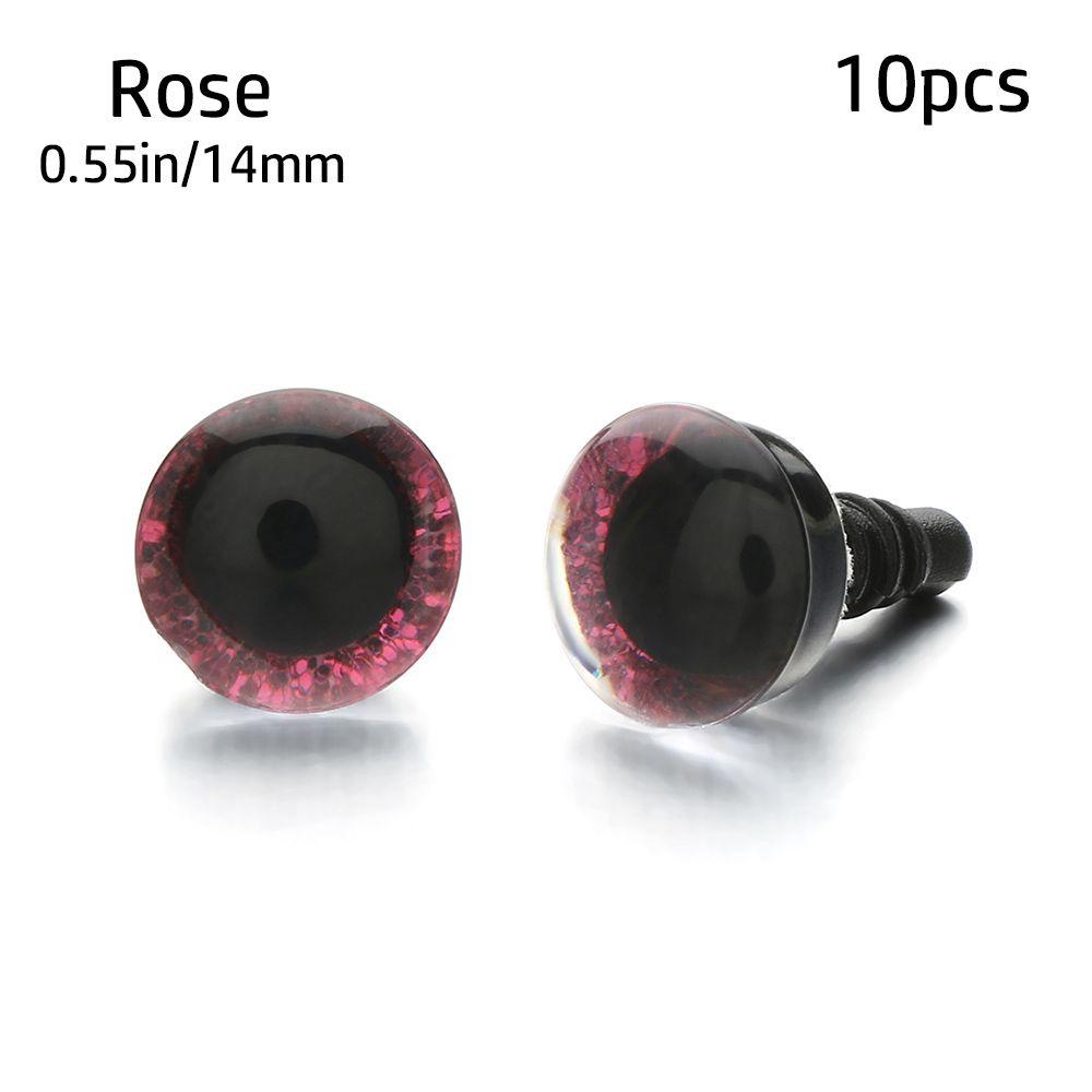 Запчасти для мягких игрушек, пластиковые глаза, ремесла, куклы, инструменты для самостоятельного изготовления, блестящие хрустальные глаза, кукольные хрустальные глаза