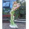 Du Statue, Desktop Ornament, Fine Craftsmanship, Beautiful Girl Sculpture for Patio, Holiday