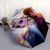 Elsa,Anna Automatic Opening and Closing Umbrella - 8-rib Folding Design, Lightweight and Portable, Suitable for Daily Business Use, Pocket-f