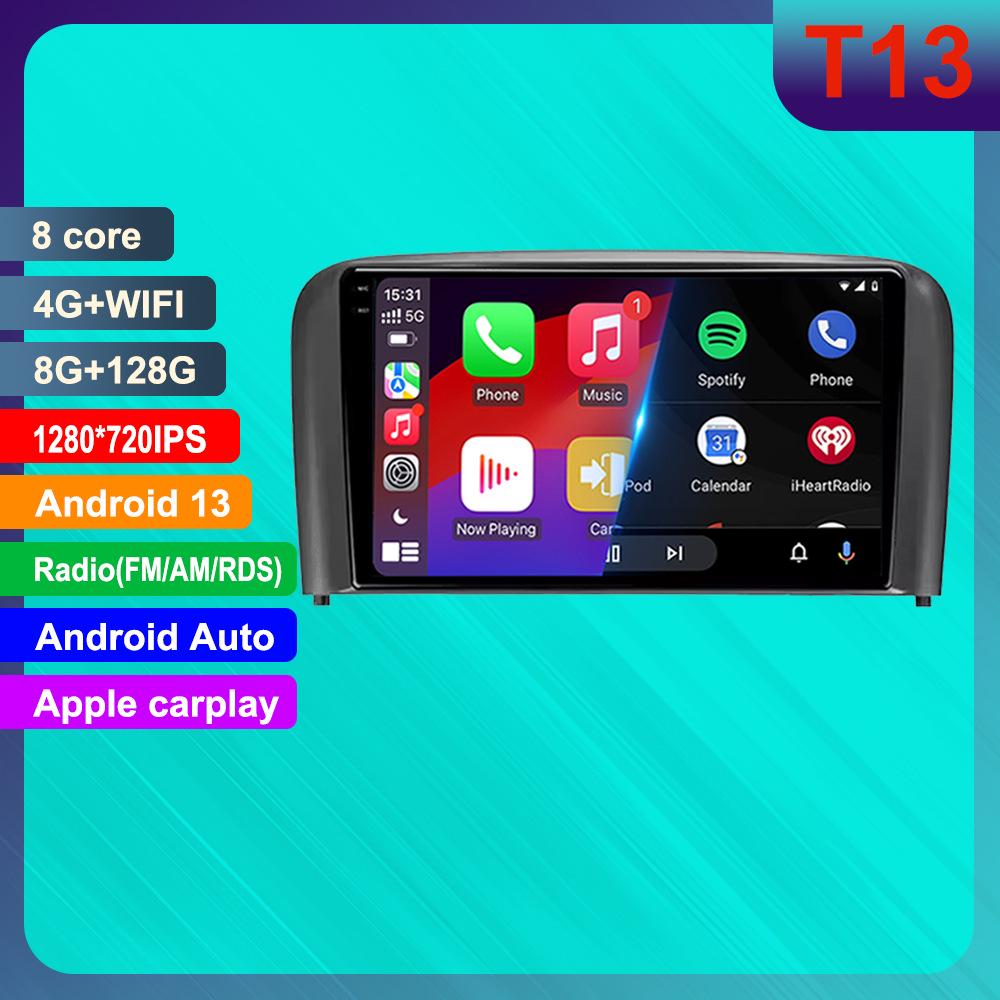 Совместимая с Volvo S80 GPS-навигация и HD-смарт-центральное управление Android с камерой заднего вида и CarPlay.