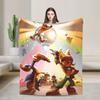 Ratchets And Clanks Blanket Quality Super Warm  Bedding Throws Winter Students Couch Bed Funny Bedspread