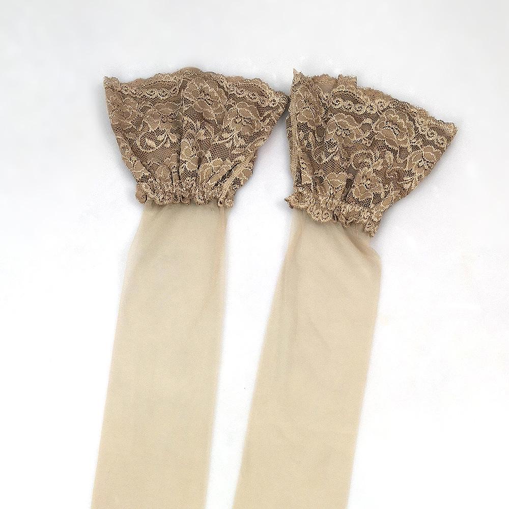 BEILEISI Силиконовые чулки выше бедра с кружевной отделкой против скольжения 2132