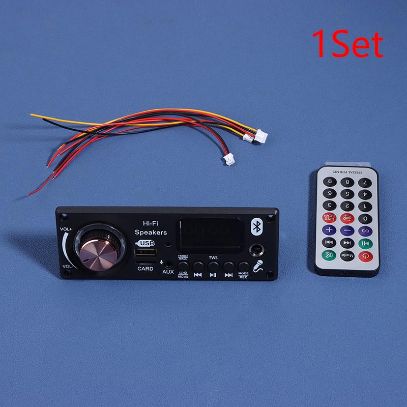 DC 12V MP3 BT Декодирующая Плата Автомобильное Аудио MP3 Декодер BT 5.3 Без Усилителя USB TF FM Радио Модуль Цветной Экран MP3 Плеер