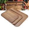 3Pcs Raised Edge Food Tray Melamine Storage Platter Exquisite Breakfast Serving Trays  Tea