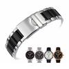 19mm QUICKSTER CHRONOGRAPH T095417A T095449A T095410A Watchband Watch Parts Male Strip Solid Stainless Steel Bracelet Folding Buckle Strap For T095