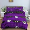 Halloween King Queen Duvet Cover Cartoon Funny Bat Pumpkin Ghost Bedding Collection For Kids Boys Horror 23Pcs Polyester Quilt Cover