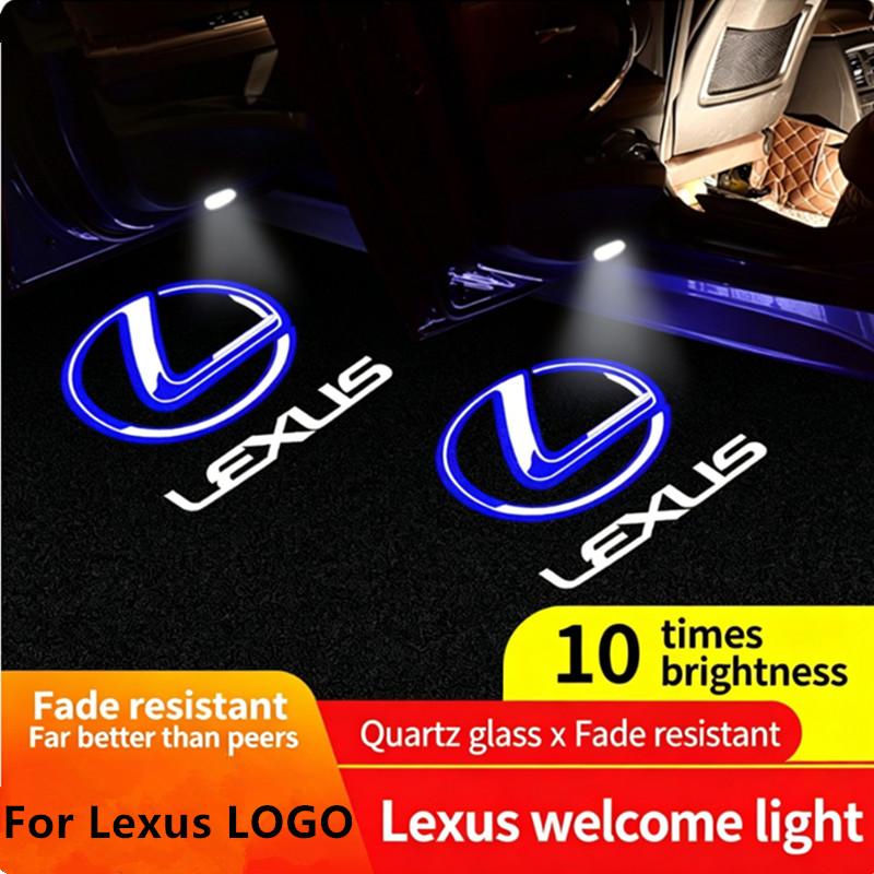 Светодиодная подсветка двери автомобиля для Lexus F SPORT ES RX NX LS UX LM LX GX LC RZ IS CT GS RC HS SC, HD LED, для тюнинга, Лазерный Декор, Проектор