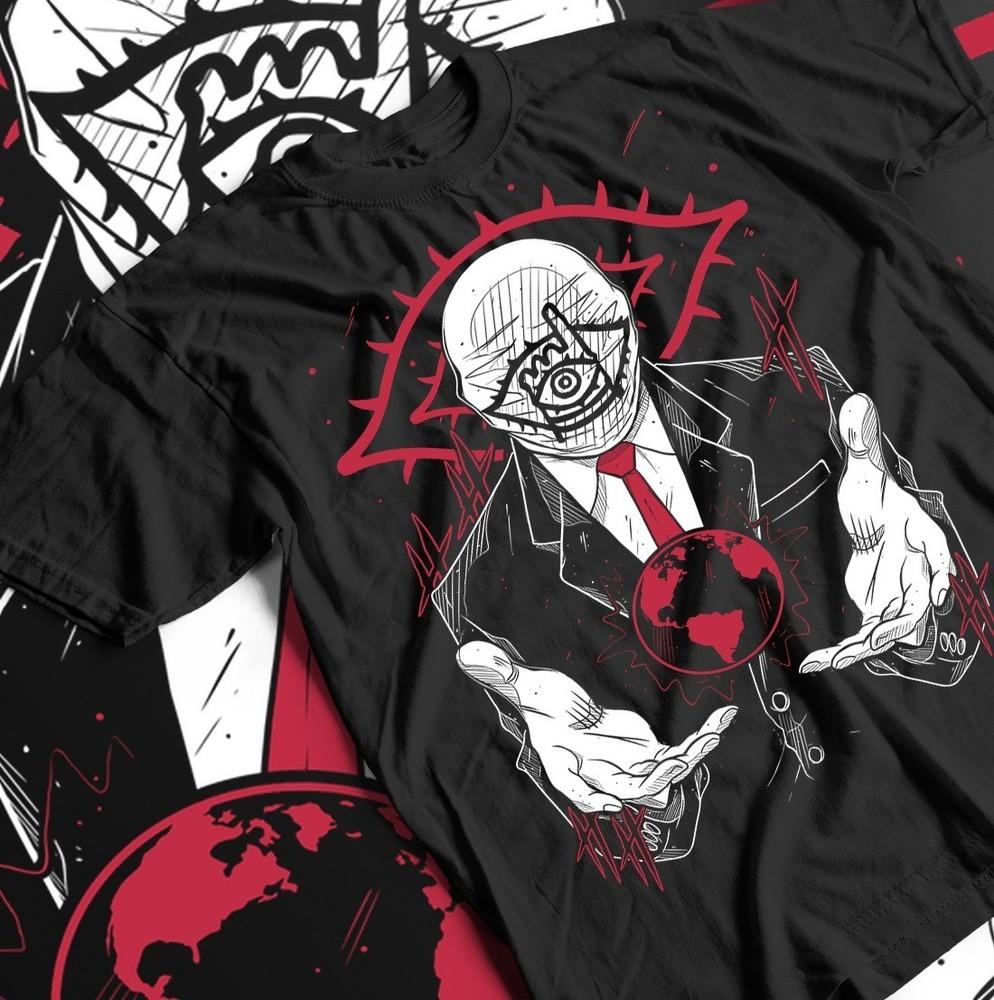 Футболка с персонажами из аниме 20th Century Boys Наоки Урасавы, Унисекс, Мягкая, Все размеры, Для мальчиков