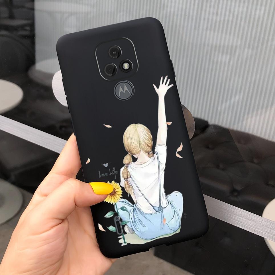 Cover For Motorola Moto E7 Plus Case Silicone Soft TPU Bumper Fundas For Moto E7Plus Phone Cover For MOTO E7 E 7 Plus Coque Etui