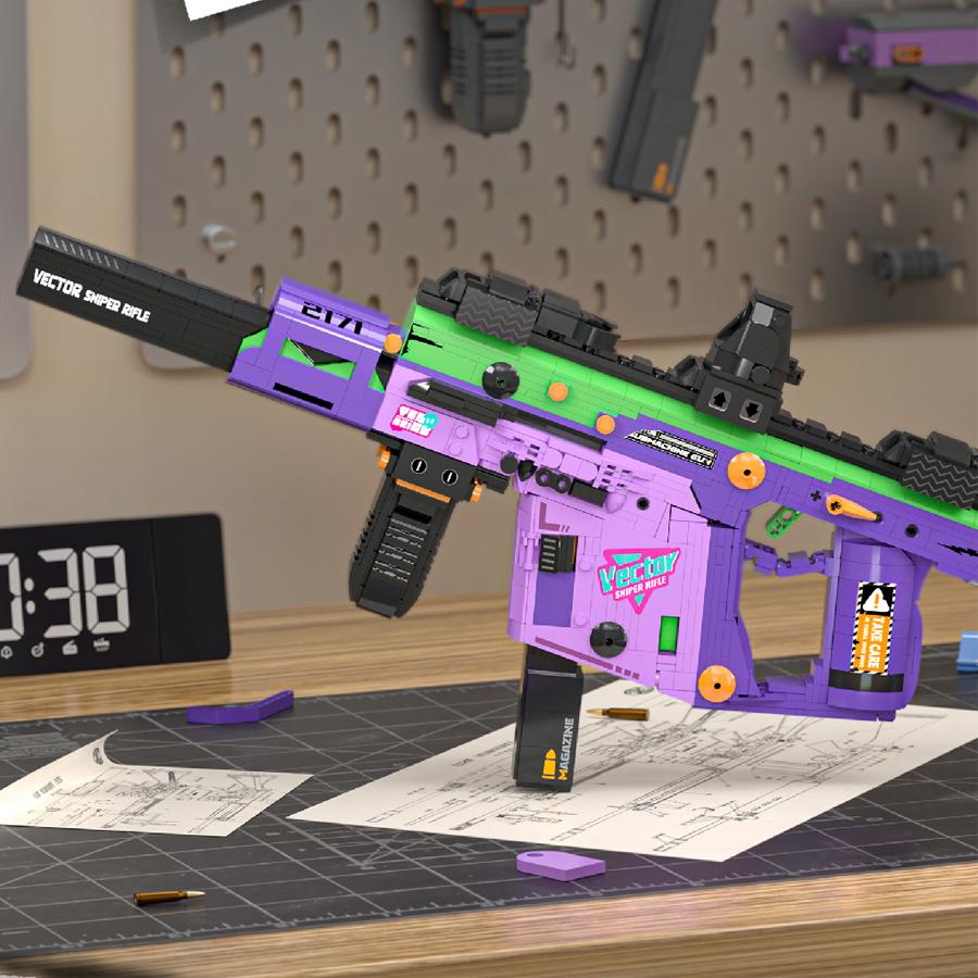 Крутые игрушечные пистолеты Строительные блоки Модели Пистолет Военное оружие Симуляция стрельбы Пластиковые Мини-кирпичи Конструкторы Подарки для мальчиков