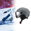 Горнолыжный шлем с очками и защитой ушей для сноубординга