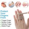 10pcs Adjustable Support Brace Pinky Brace Finger Loops Tapes Toe Bandage Finger Straps Finger Wraps