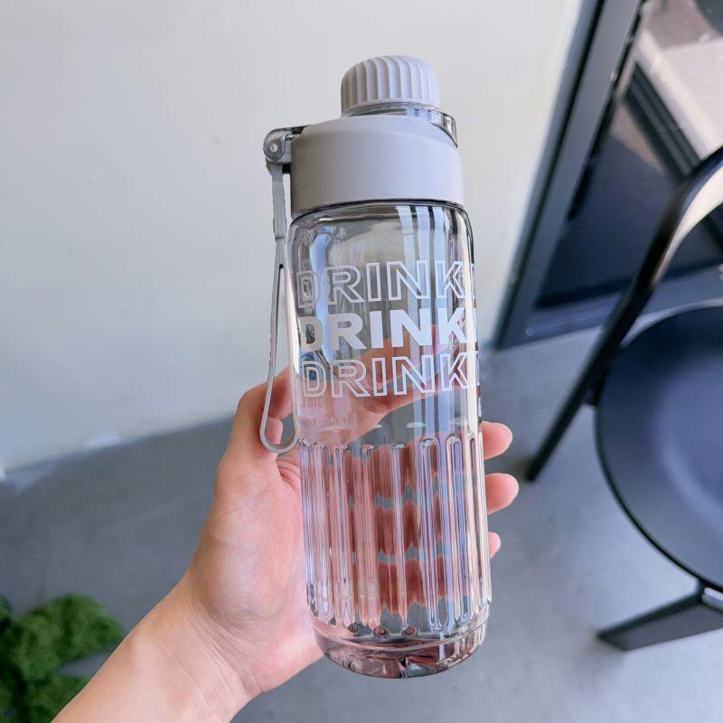 Water bottle simple hand cup high value will carry students men and women large capacity transparent kettle outdoor sports multi-function