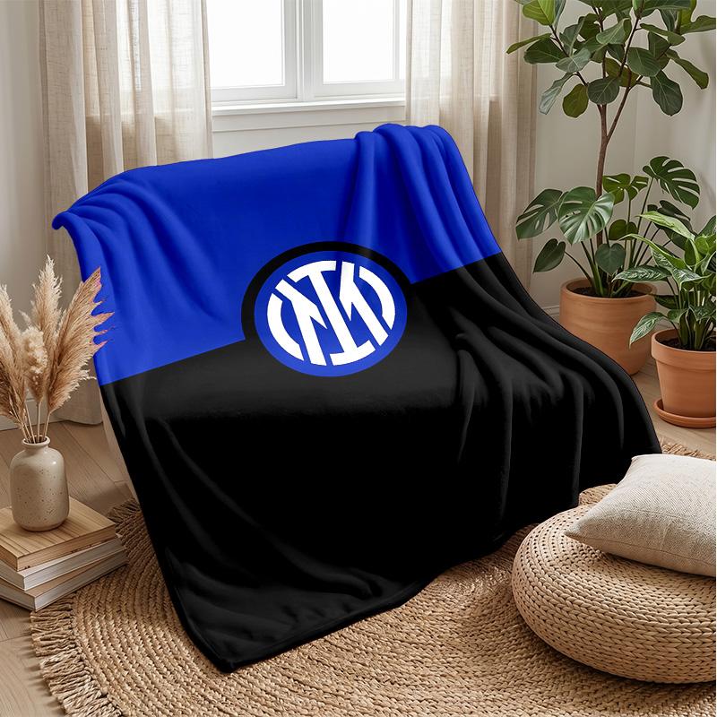 Inter Milan 3 - Theme blanket Soft Flannel Blanket Plush Throw Blanket Cozy Sofa Bed Blanket for Home Decor