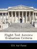 Книга Flight Test Aircrew Evaluation Criteria