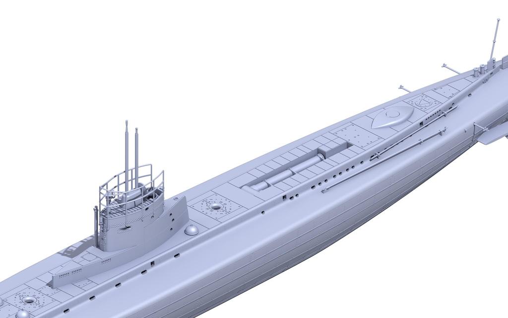 Das Werk 1/72 Scale World War I German U-Boat SM U9 Plastic Model Kit USCDW72001