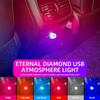 Мини USB ночник RGB лампа накаливания портативное освещение Plug and Play декоративный атмосферный светильник для автомобиля спальня прикроватный светильник