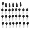 25PCS Beer Plugs Tap Brush 5PCS Beer Tap Cover Faucet Cap Beer Machine Faucet Accessories Set