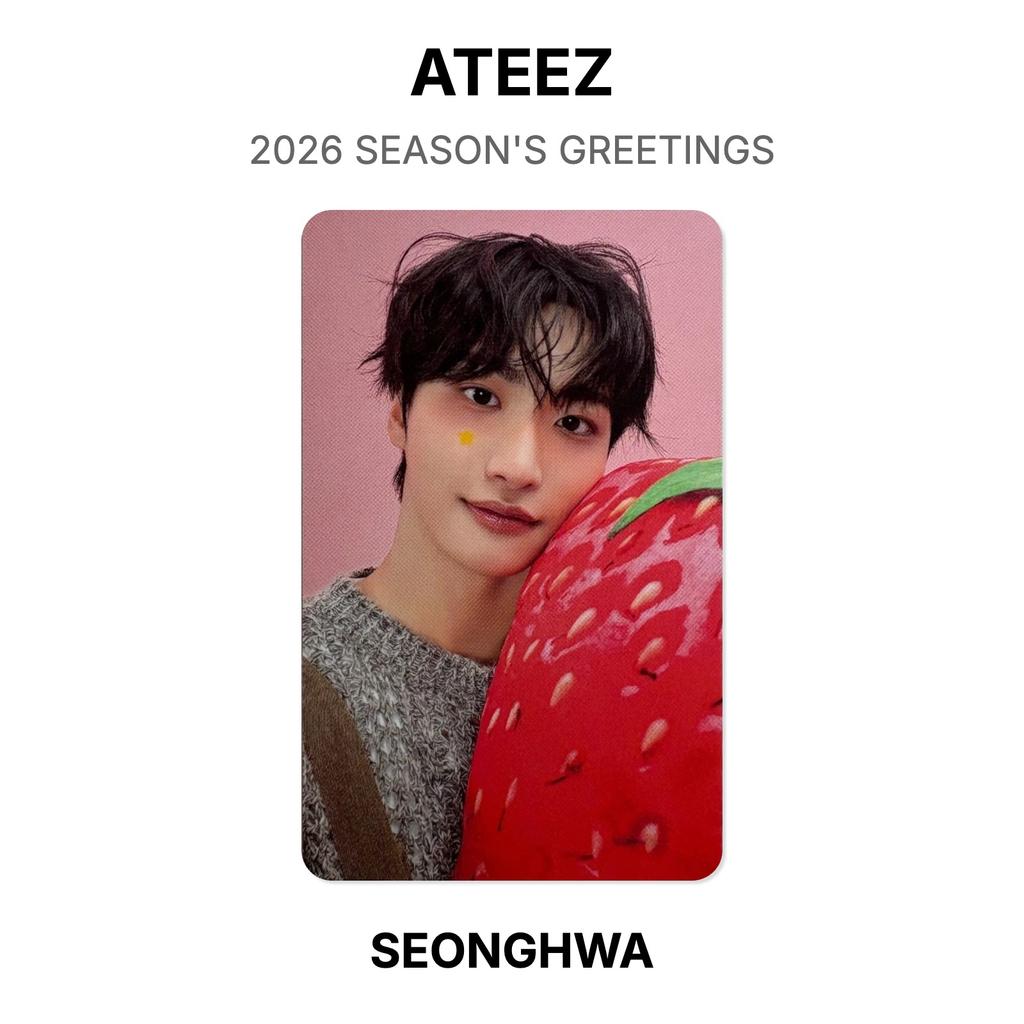 ATEEZ ПОЗДРАВЛЕНИЕ С СЕЗОНОМ 2026 Официальная фотокарточка