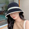 Breathable Bucket Hat Cotton Linen Beach Cap Wide Brim Fisherman's Hat  Women Girls