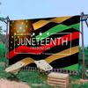 Декорация на День освобождения рабов (Juneteenth) Фон Баннер с изображениями известных афроамериканцев Украшение для классной доски в школе
