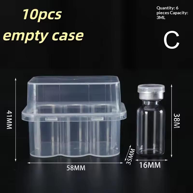 3ML Peptide Storage Box Reliable Vial Organizer for Secure Laboratory Environment