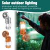 Camping Outdoor Rechargeable Lan-terns, Solar Fans, Multifunctional Emergency Lights, Hanging Lantern-s.